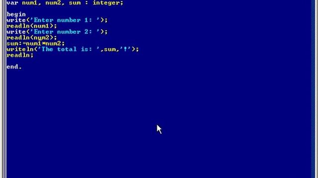 Turbo Pascal 301 смотреть онлайн
