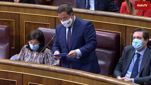 Pregunta de Agustín Almodóbar a Reyes Maroto hoy 9 de Septiembre de 2020 en el pleno del Congreso смотреть онлайн