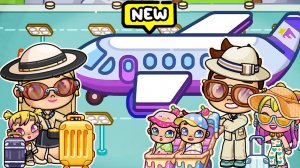 САМОЛЕТ ✈ ПОЛЕТ НА КАРИБЫ  АЭРОПОРТ AVATAR WORLD ИСТОРИЯ  РУТИНА СЕМЬИ  ОБНОВЛЕНИЕ СЕРИАЛ