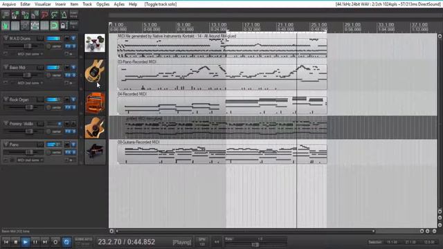 Midi Instrumentos Virtuais смотреть онлайн