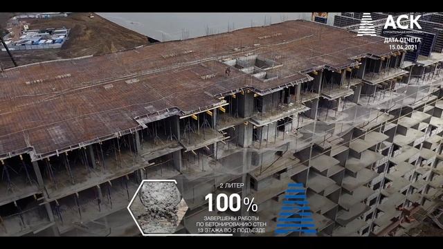 ЖК Фреш от застройщика АСК в Краснодаре ➤литер 2 ➤видео отчет на апрель 2021 ?АСК смотреть онлайн