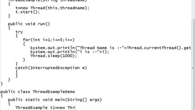 How to Create the Thread using the Runnable Interface. смотреть онлайн