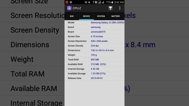 [Review CPU-Z] Check Your Android Mobile Specification Using CPU-Z смотреть онлайн