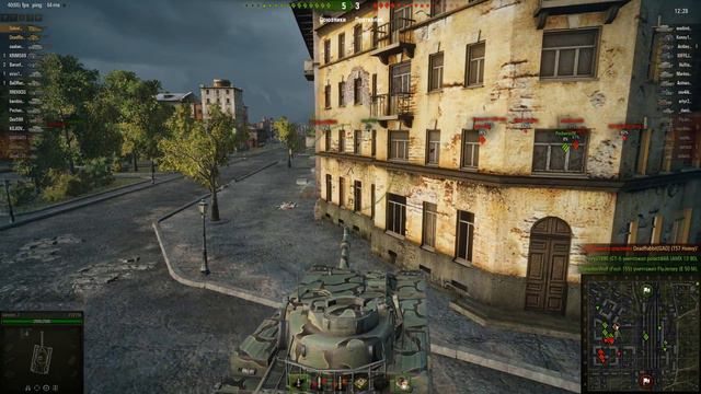 World of Tanks. FV215b. Карта Энск. 6+К урона. смотреть онлайн