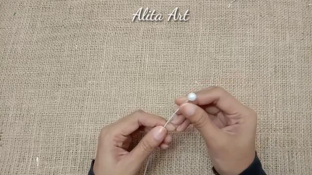 How to make a FLower with Pearl || Easy to make flower Pearl || DIY Room Decor (Bunga Mutiara) смотреть онлайн