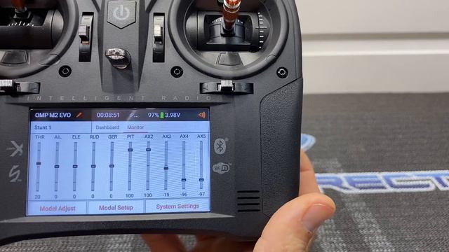 OMP Hobby M2 EVO Radio Setup On Spektrum смотреть онлайн