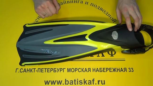 Ласты TUSA IMPREX Tri Ex открытая пятка смотреть онлайн