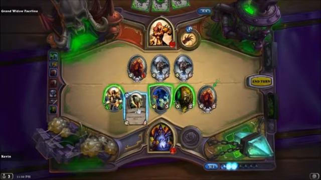 Hearthstone - How to beat Grand Widow Faerlina Heroic смотреть онлайн