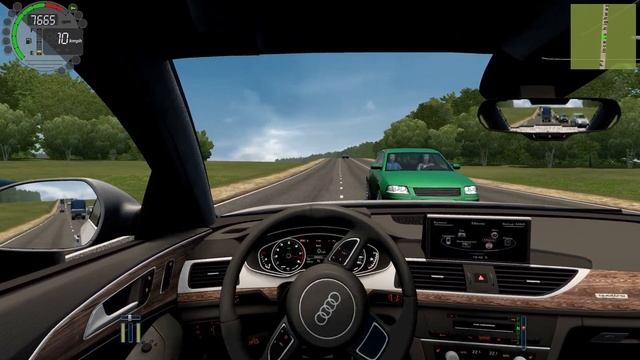 Audi A6 2.0 TFSİ Test Drive City Car Driving смотреть онлайн