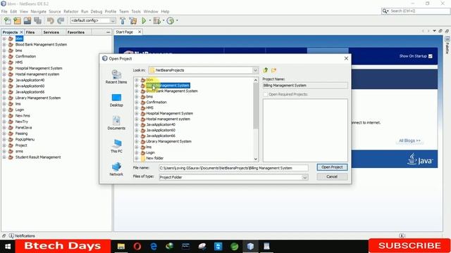 Home to Import an existing Java(JFrame ) Project in Netbeans смотреть онлайн