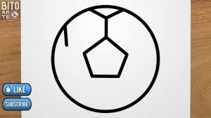 Как нарисовать футбольный мяч