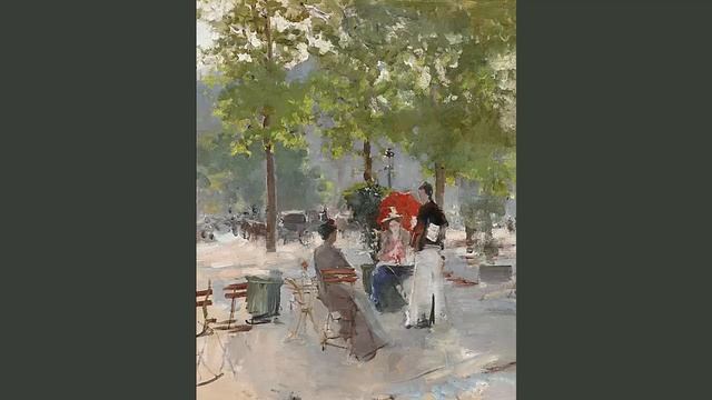 Учимся у мастеров. Константин Коровин Парижское кафе смотреть онлайн