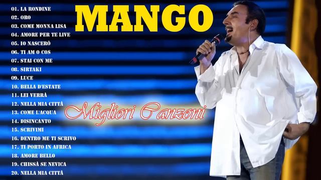 I Più Grandi Successi Di Mango - Mango I 20 Migliori Successi 2021 - Mango Album Completo Dal Vivo смотреть онлайн