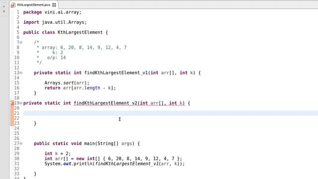 #8: Kth Largest Element in Array Explained - Java [WeTechie] смотреть онлайн