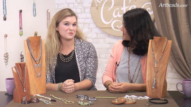Artbeads Cafe - Video Game Inspired Jewelry with Cynthia Kimura and Becky смотреть онлайн