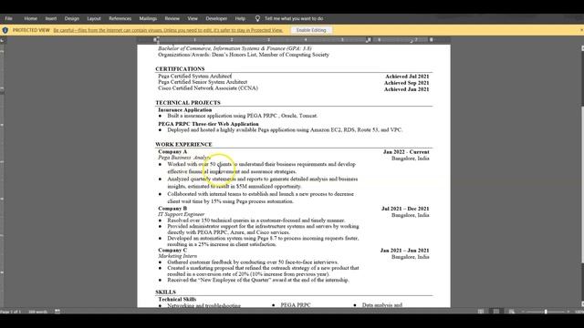 Pega Resume Writing Strategies for Success смотреть онлайн