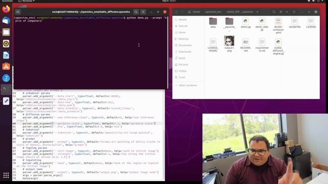 NUC11ATKPE Stable Diffusion on OpenVINO смотреть онлайн