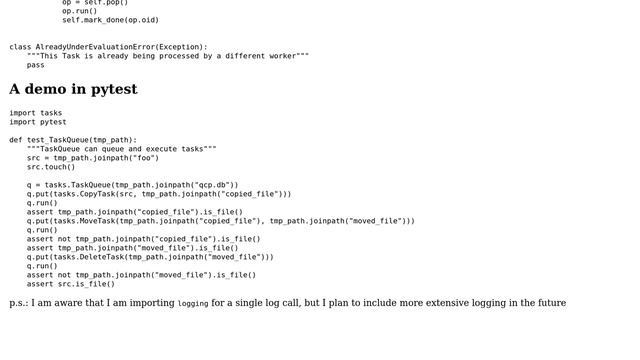 Code Review: A persistent file system operations queue using sqlite and JSON text fields смотреть онлайн