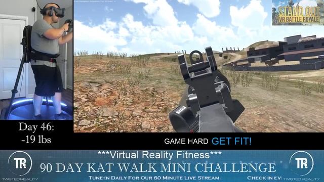 STAND OUT : VR Battle Royale - PUBG Style VR FFA - VR Fitness - Day 46 of 90 - Game Hard, GET FIT! смотреть онлайн