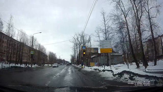 Железнодорожная улица... Северодвинск.... смотреть онлайн