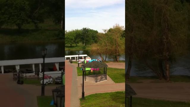 Красивая набережная Тамбова. смотреть онлайн