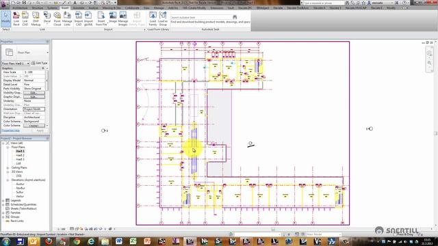 Revit 2013 - Assign Shared Coordinates from AutoCAD смотреть онлайн