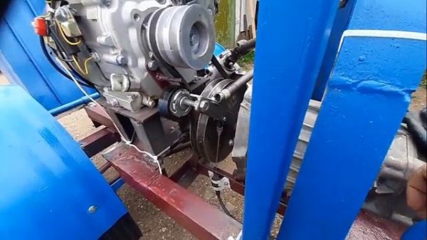 Самодельный минитрактор классика 1 Homemade mini tractor classic 1