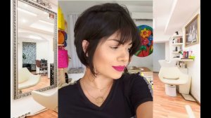 Стрижка Боб-Каре для женщин 40-50 лет/Bob-Square haircut for women 40-50 years old