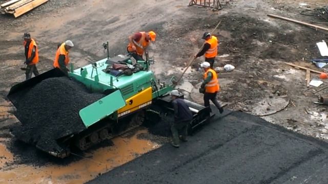 Укладка асфальта по-русски смотреть онлайн