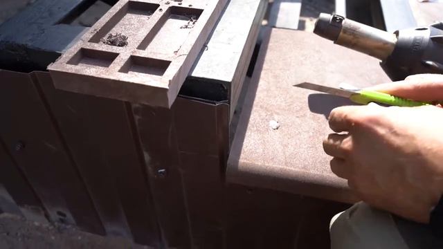 Монтаж ступеней WeEco на металлическое основание