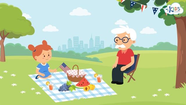 4th Of July For Kids - Independence Day | Story with Interesting Facts for Children | Kids Academy смотреть онлайн