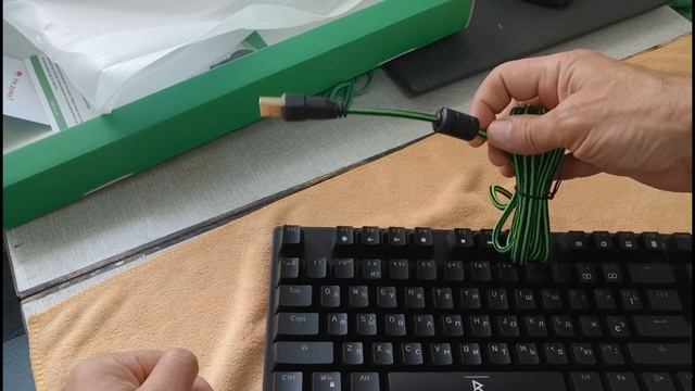 Распаковка. Клавиатура RZTK MKB 500 смотреть онлайн