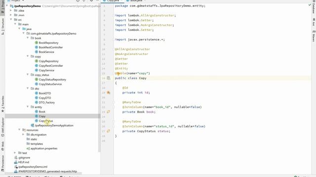 The JpaRepository class in Spring Boot смотреть онлайн