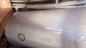 Бойлер горизонтальный в нашей бане 80л