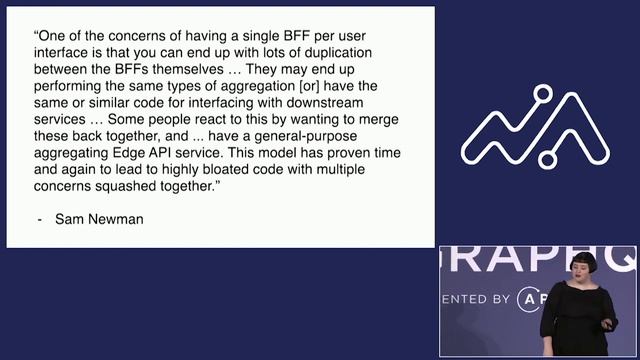 Scaling GraphQL Beyond a Backend for Frontend (MICHELLE GARRETT - Condé Nast International) смотреть онлайн