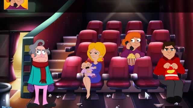 Cinema Madness - Walkthrough (CrazyDad 4) смотреть онлайн