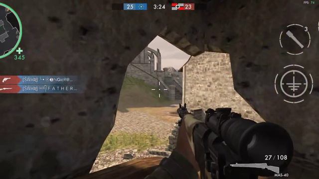 SWAR vs ALPHA - Clan Squad Battle - Camerton Team Deathmatch - World War Heroes смотреть онлайн