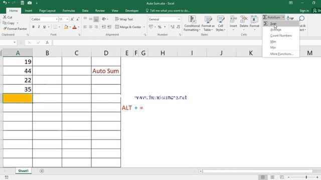 How to Auto Sum in Excel || MS EXCEL 2019 Bangla Tutorial смотреть онлайн