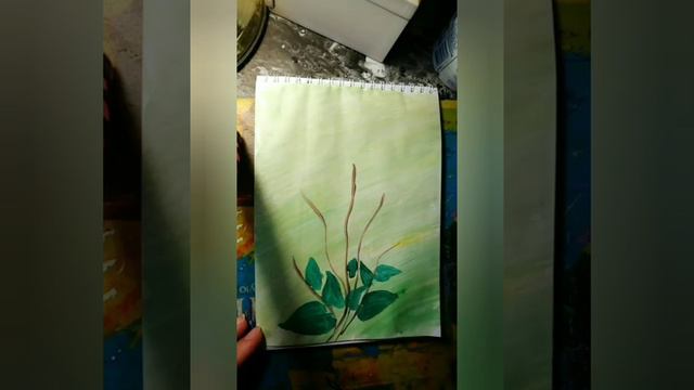 Рисование скомканной бумагой "Сирень" смотреть онлайн