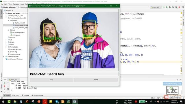 Deep Learning Classification GUI Application using PyQt5 : Beard and Non-beard Guys Detection смотреть онлайн