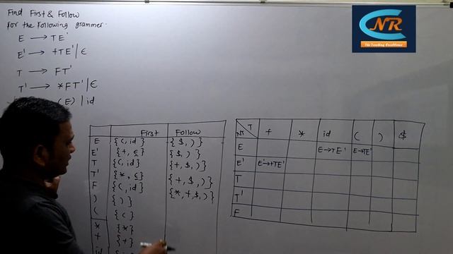 Predictive Parser | LL1 Grammer | Compiler Design by Ramdas Sir [in Hindi] смотреть онлайн