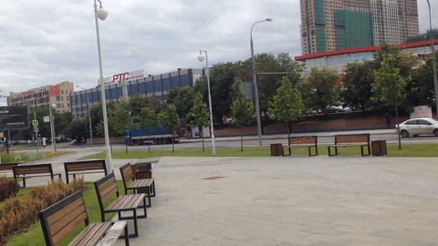 Москва 2895 площадь Туманяна, окрестности метро Селигерская лето день