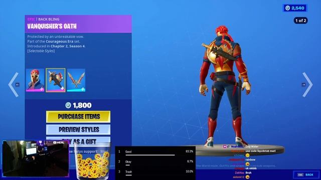*NEW* BRITESTORM BOMBER SKIN SET! Viewers React To Fortnite Item Shop [February 18th, 2021] смотреть онлайн