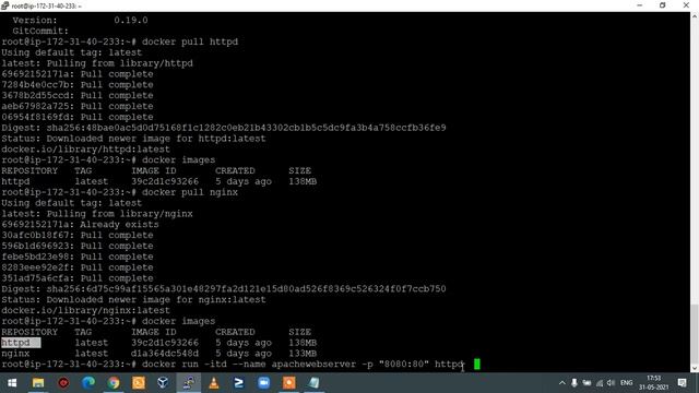 Docker configurations on ubuntu 20.04LTS server смотреть онлайн