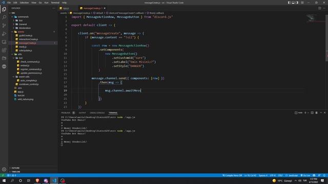 Sıfırdan Discord.JS V13 | Collectors (Message, MessageComponent, Reaction) #31 смотреть онлайн