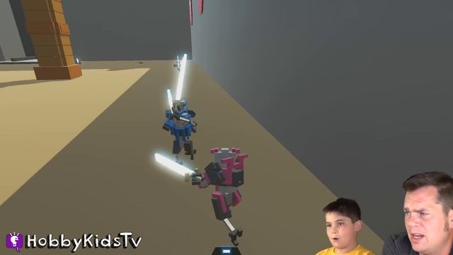 Clone Drone In The Danger Zone VIDEO GAME with HobbyKidsTV смотреть онлайн