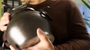 Афганский казан, подготовка к эксплуатации молоком.