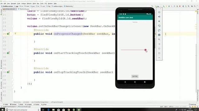 #5 - SeekBar com Java - Curso de Desenvolvimento de Aplicativos para Android смотреть онлайн