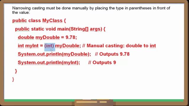 9.Type Casting in java смотреть онлайн