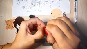 Дазай. Шьем из фетра героя аниме.